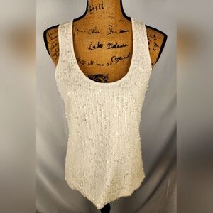 Ann Taylor T-shirt with sequins size LP